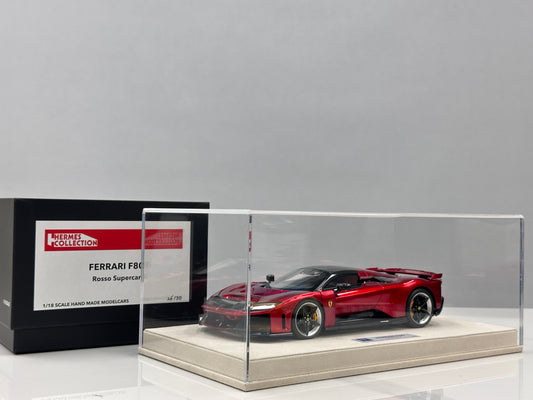 HERMES COLLECTION 1/18 Ferrari F80 – Metallic Red (HC019)