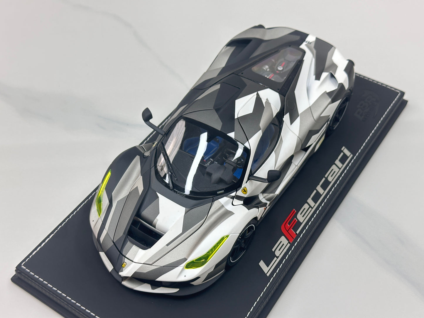 BBR 1/18 Ferrari LaFerrari Alloy Full Opening Camouflage Special Color BBR182243DIE