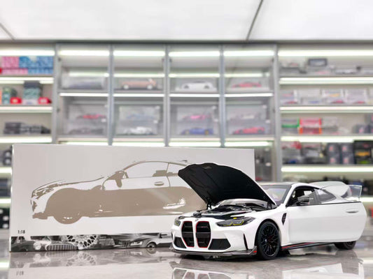 MINICHAMPS 1/18 BMW M4 CSL 2023 White 110023022