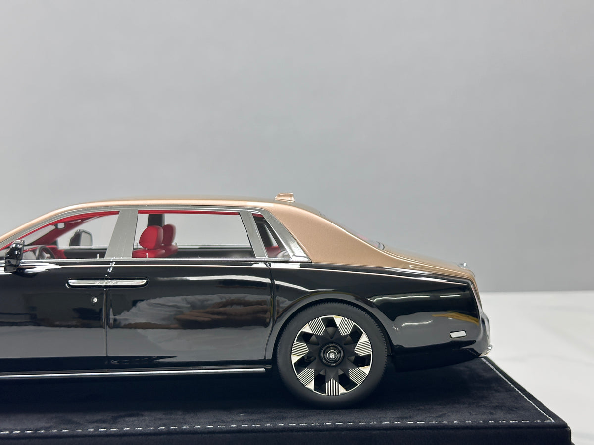 HH Model 1/18 Rolls-Royce Phantom Series II Diamond Black/Champagne Gold HH736
