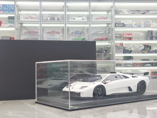 GL 1/12 Lamborghini Diablo GTR White Model Figure JS-GL002