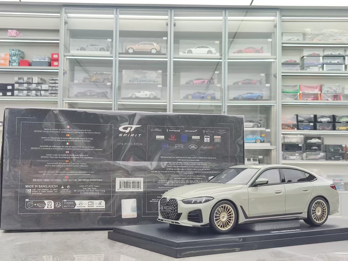 GT Spirit 1/18 BMW ALPINA B4 GT Grey GT541
