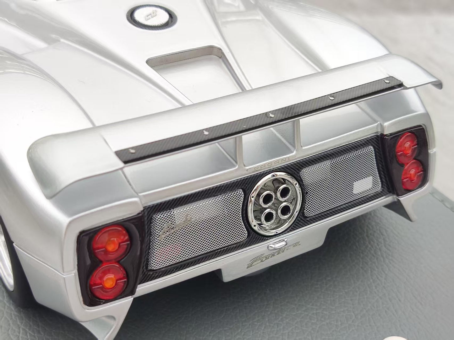 BBR 1/18 Pagani ZONDA C12 001 (20th Anniversary Edition) Silver P18170A