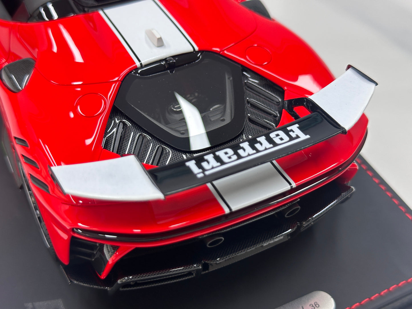BBR 1/18 Ferrari SF90 XX Spider Red/White Livery P18238Q