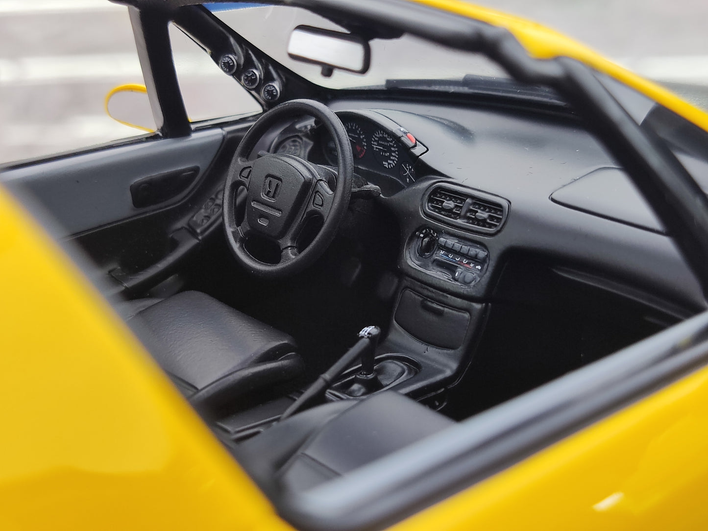 OTTO 1/18 Honda Civic Delsol Spoon Phoenix Yellow OT1154