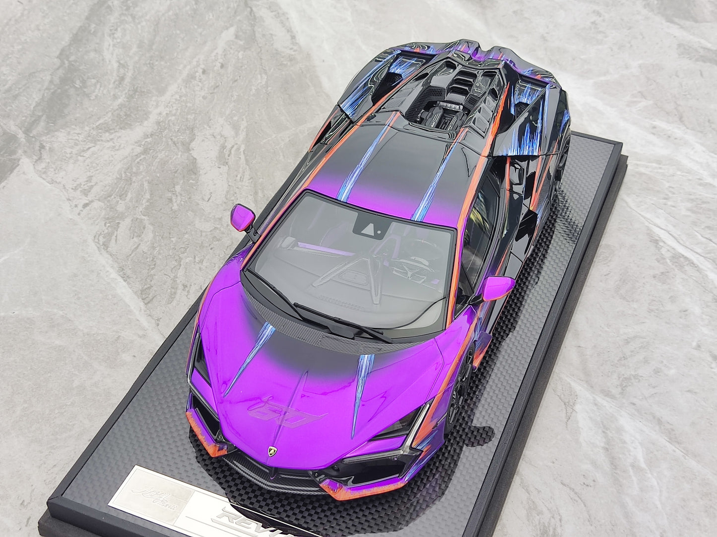 IVY 1/18 Lamborghini Revuelto Opera Unica 60th Anniversary Purple IVY232