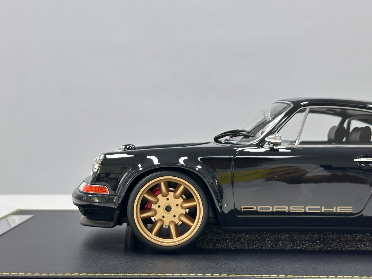 IVY 1/12 Porsche Singer Black/Gold Wheels IVY246