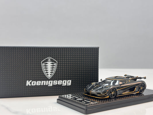 FRONTIART 1/43 Koenigsegg Agera RS Carbon Gold (FA195)