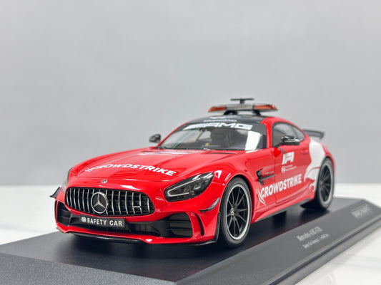 MINICHAMPS 1/18 Mercedes-AMG GT-R F1 Safety Car 2021 Red Livery 155036095