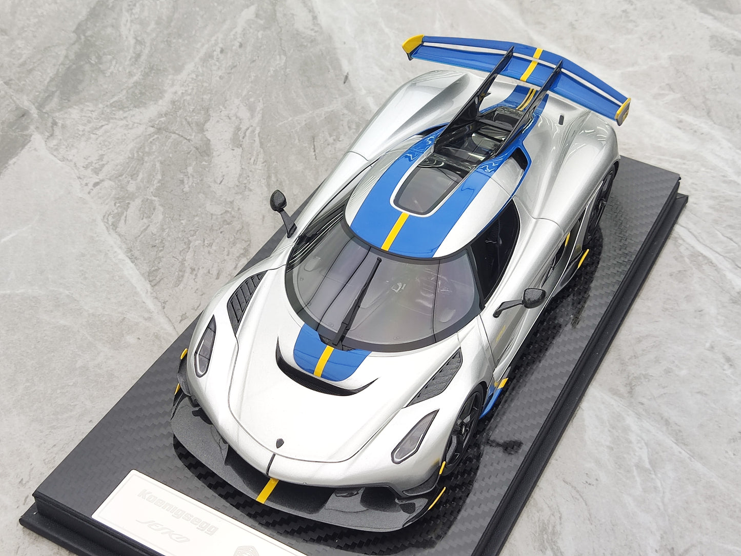 FRONTIART 1/18 Koenigsegg Jesko Attack Moon Silver FA112