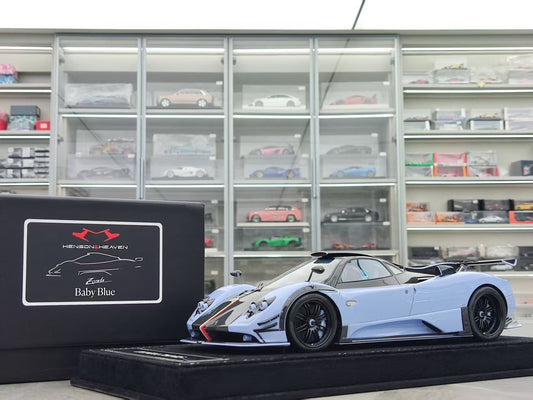 HH Model 1/18 Pagani Zonda Specials  Baby Blue HH554