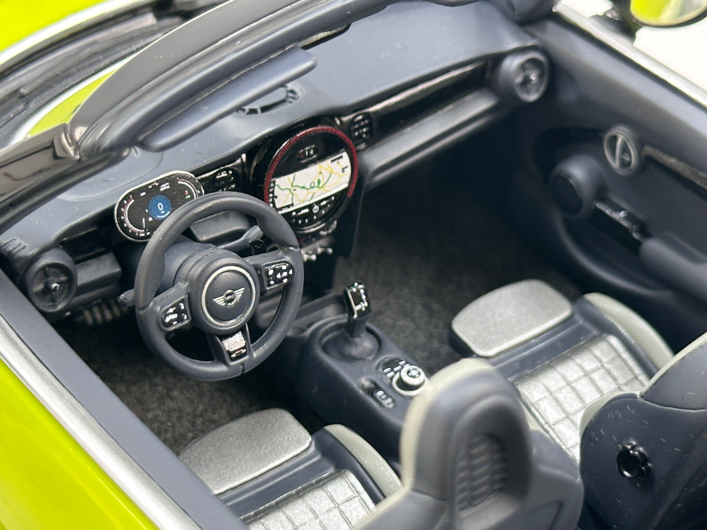 OTTO 1/18 MINI JCW CABRIO ZESTY Benedict Yellow OT1303