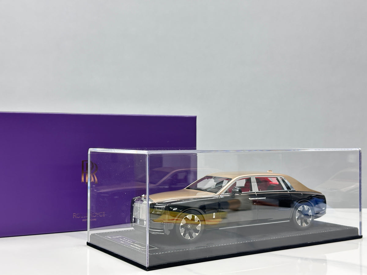 HH Model 1/18 Rolls-Royce Phantom Series II Diamond Black/Champagne Gold HH736
