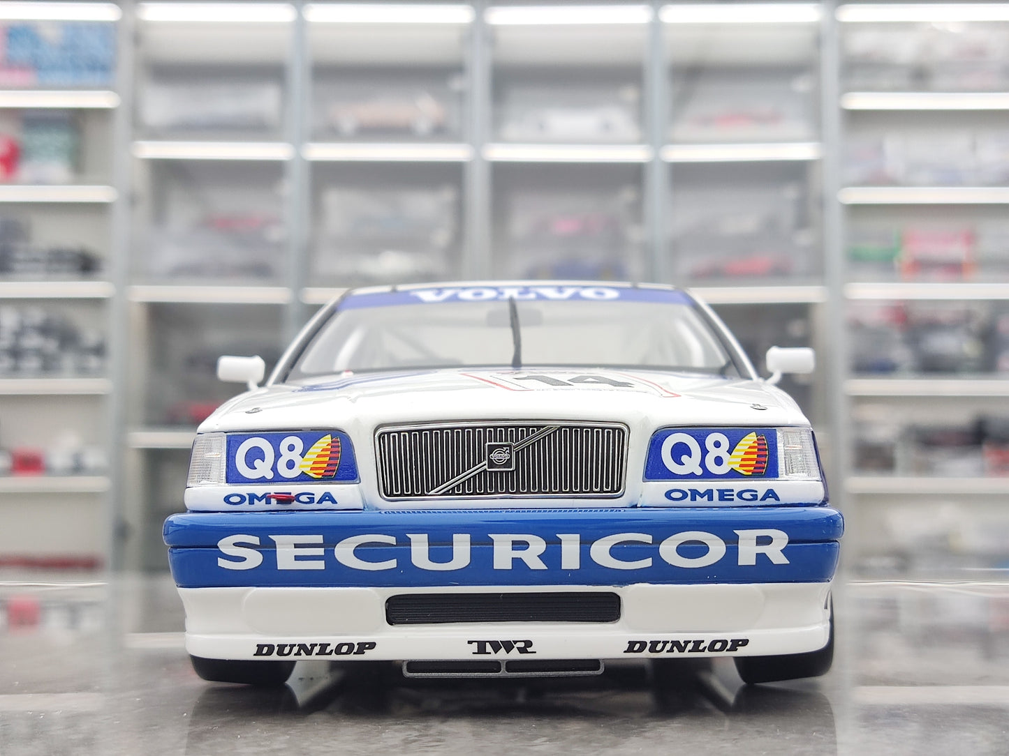 OTTO 1/18 Volvo 850 ESTATE BTCC JAN LAMMERS 1994, Blue and White Livery OT482