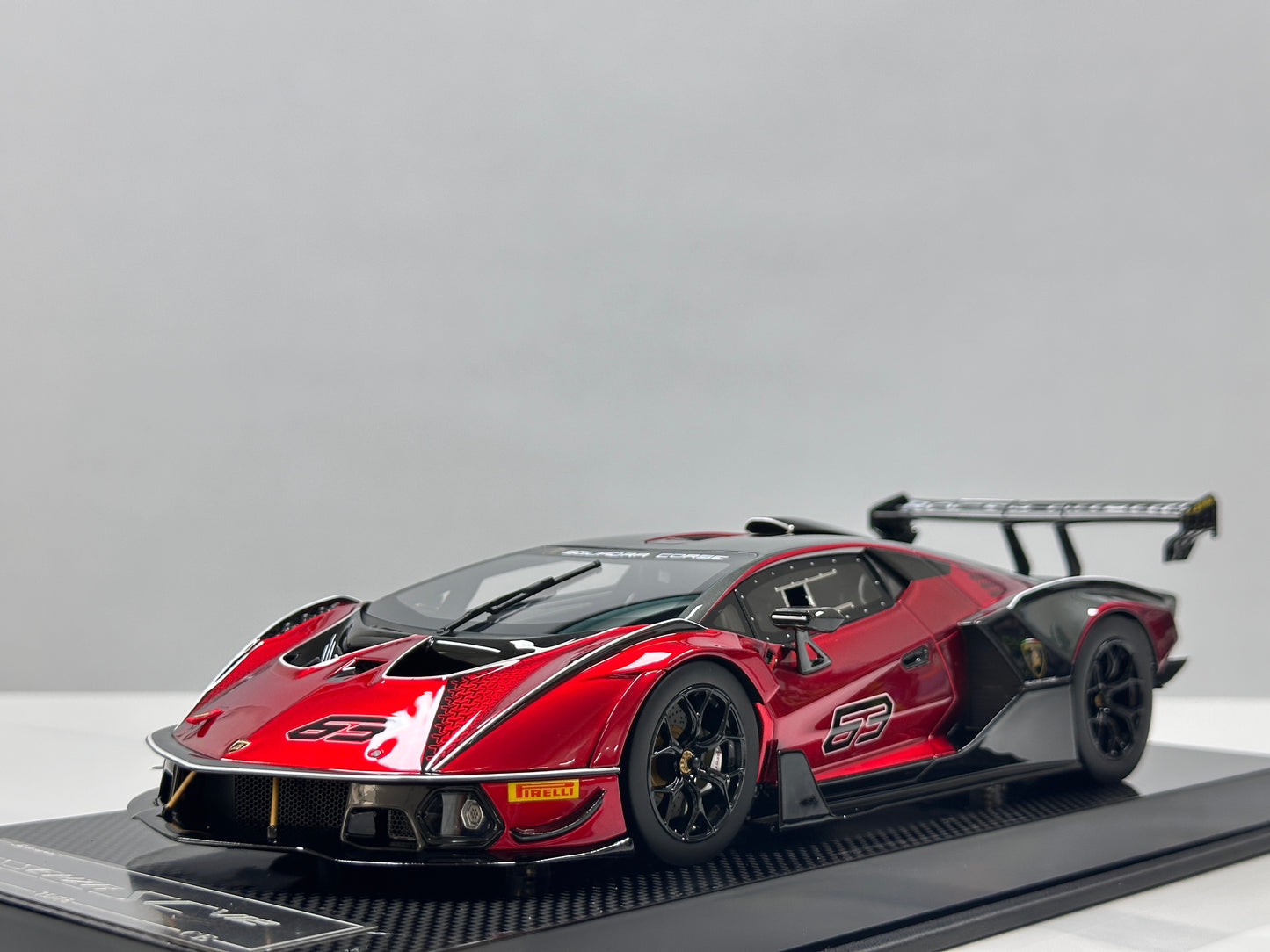 Custom Edition 1/18 Lamborghini Essenza SCV12 Mars Red CE014