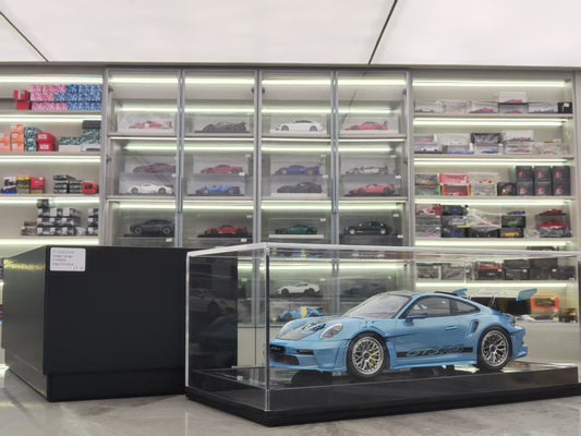 TIMOTHY&PIERRE 1/18 Porsche 992 GT3RS Blue Limited Edition Car Model TP181