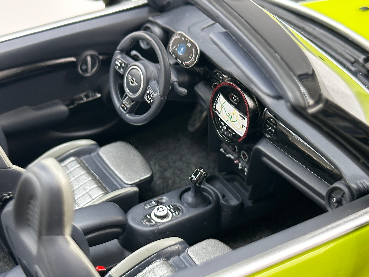 OTTO 1/18 MINI JCW CABRIO ZESTY Benedict Yellow OT1303