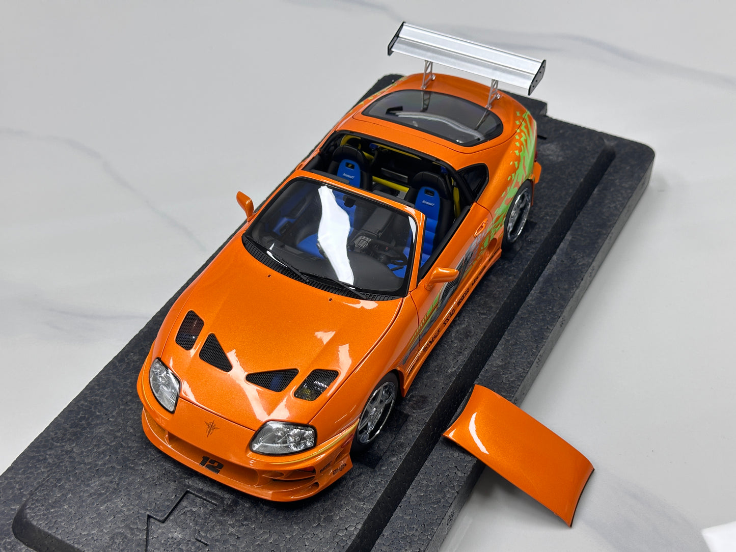 KYOSHO 1/18 Toyota Supra Turbo (Fast & Furious) - Pearl Orange (KY211)