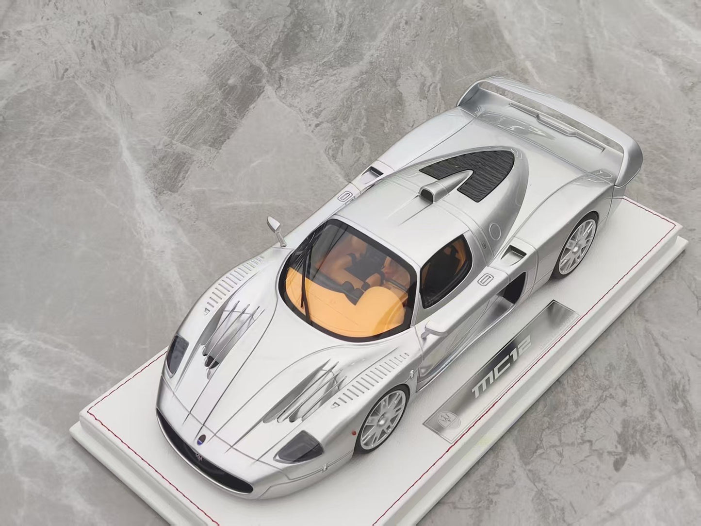 GL 1/18 Maserati MC12 Silver Car Model JS-GL021