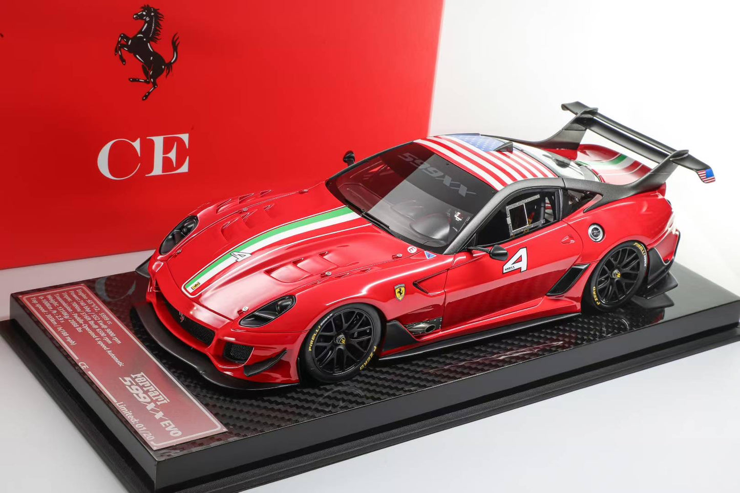 CE 1/18 Ferrari 599 XX EVO Limited Edition Model Car