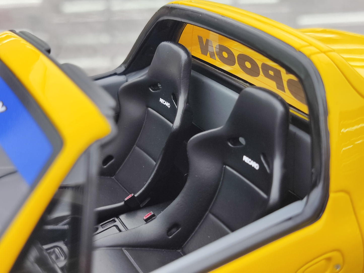 OTTO 1/18 Honda Civic Delsol Spoon Phoenix Yellow OT1154