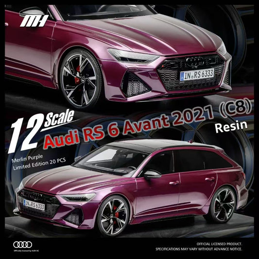 MOTORHELIX 1/12 Audi RS6 Avant 2021 (C8) resin car model