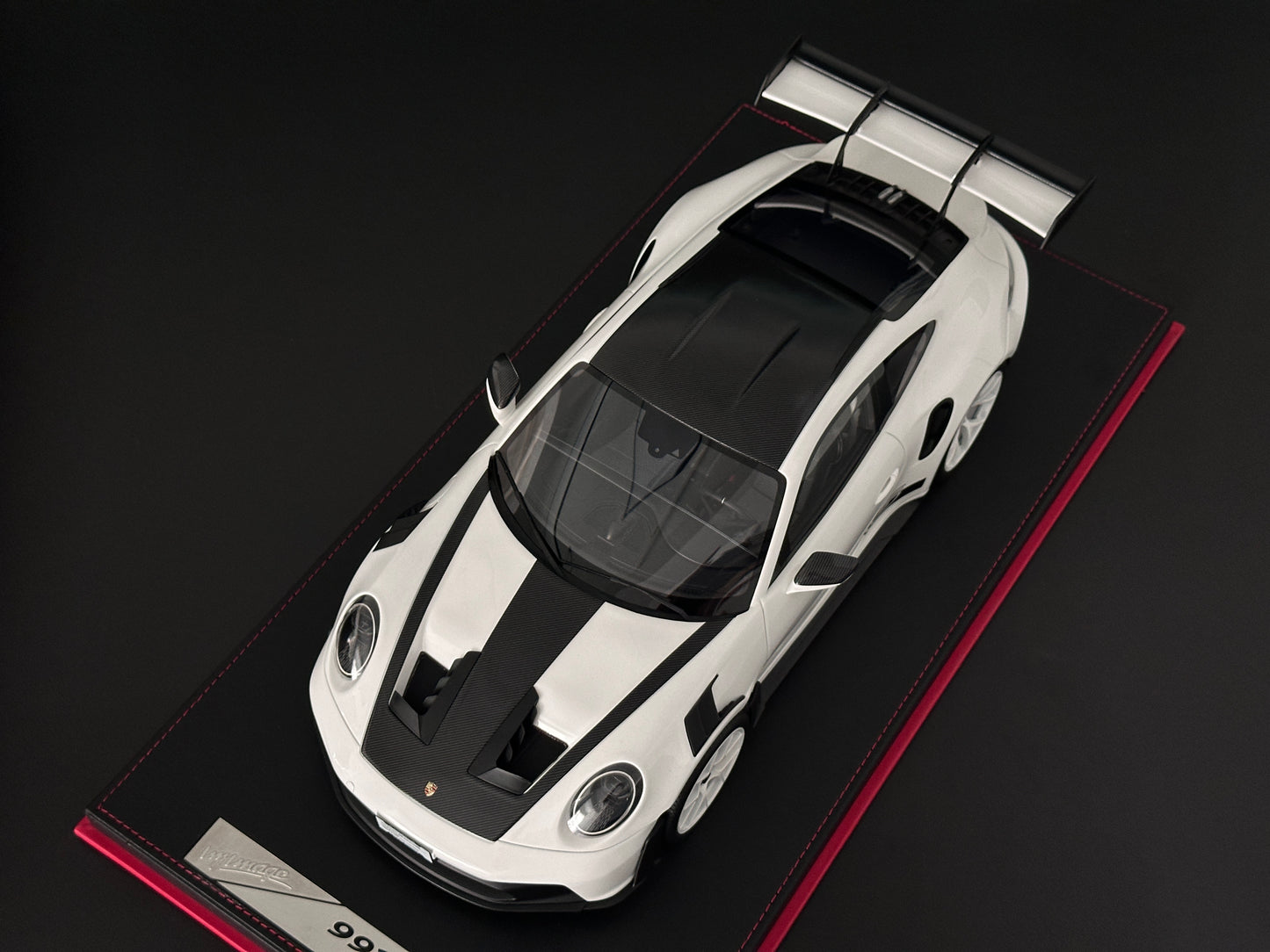 IVY 1/12 Porsche 992 GT3 RS White with White Wheels IVY242