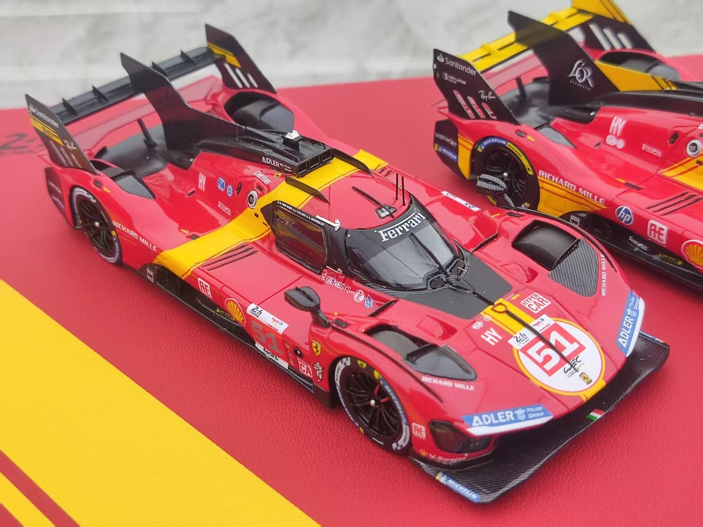 BBR 1/43 Ferrari 2023, 2024, 2025 Le Mans Three-Time Champion Special Edition Three-Car Set EMP25LMEX