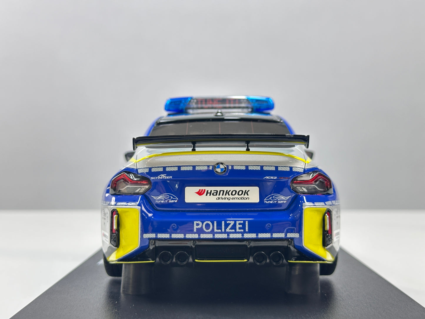 GT Spirit 1/18 BMW AC Schnitzer ACS2 Sport POLIZEI 2024 Blue Silver Livery GT573