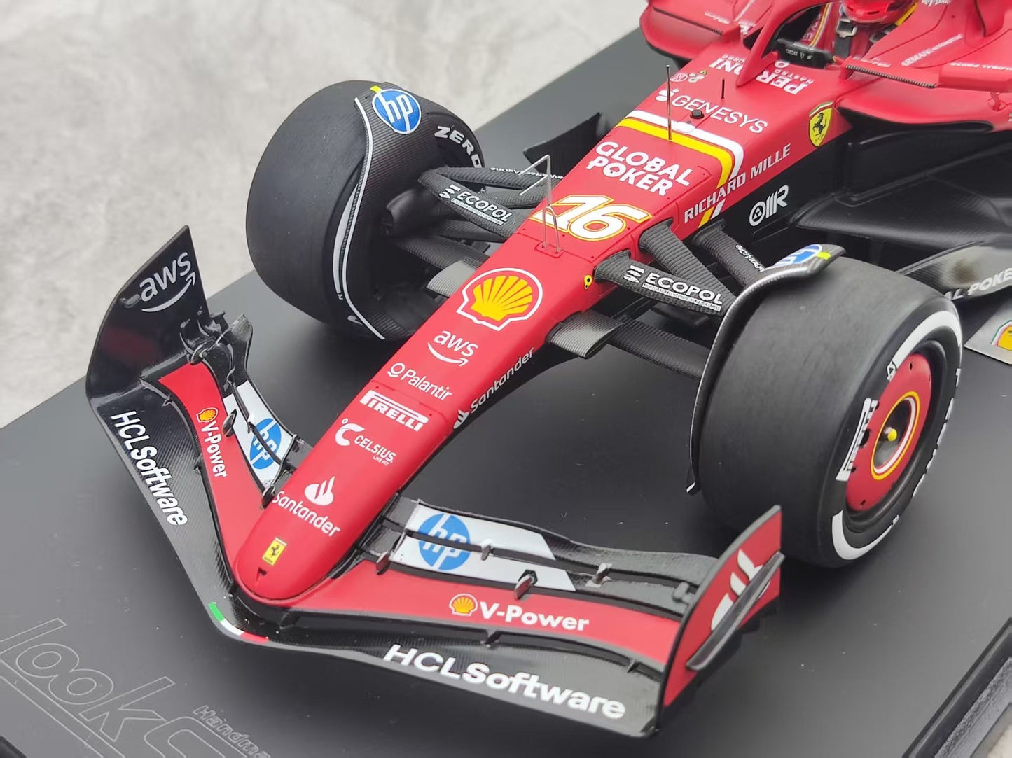 Looksmart 1/18 Ferrari SF-24 2024 US Austin GP Winner Charles Leclerc #16 Red LS18F1067