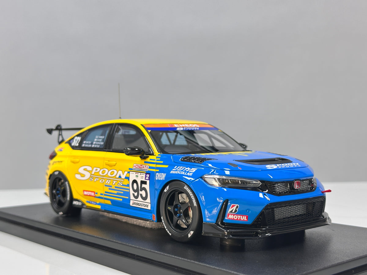 KYOSHO 1/18 Honda Civic (FL5) Spoon #95 Blue/Yellow KSR18067Y