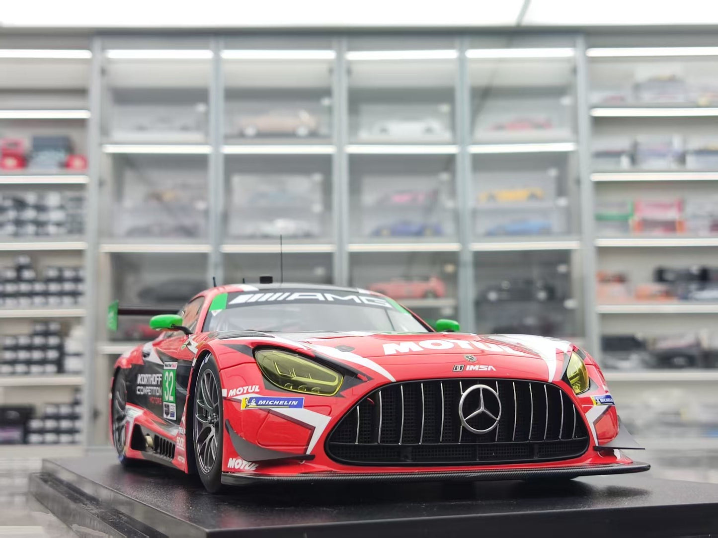Topspeed 1/18 Mercedes-AMG GT3 EVO #32 Korthoff Competition Motors, Red Livery TS0628