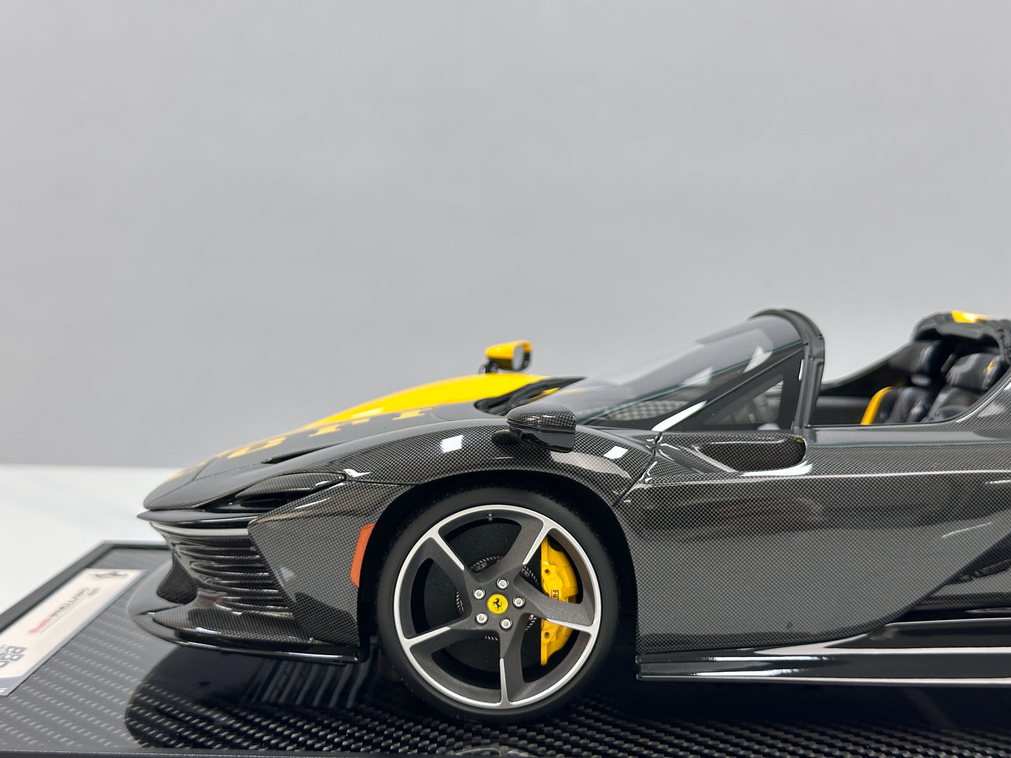 BBR 1/12 Ferrari SP3 Daytona 599+1 Spider – Modena Yellow (BBR1217O)