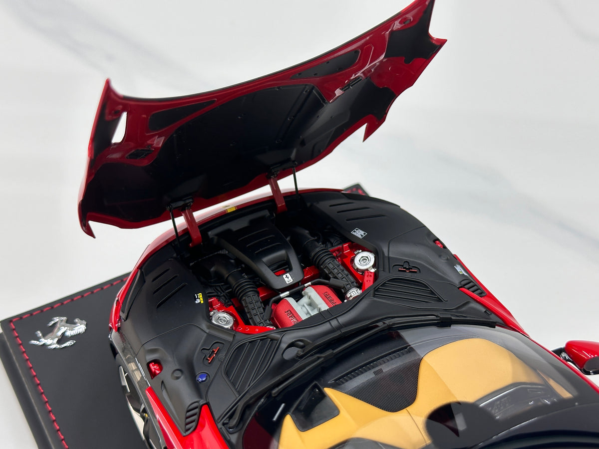 BBR 1/18 Ferrari Purosangue (Panoramic Roof Version) – Die-cast, Fully Opening – Standard Red Livery (HE180053B1DIE)
