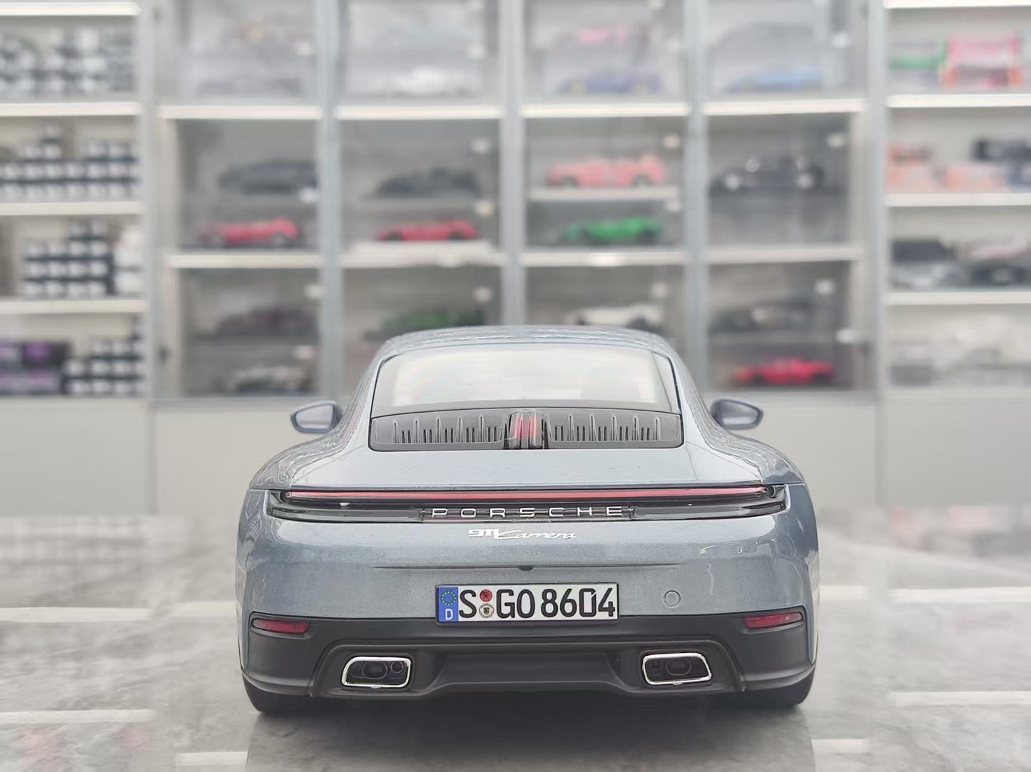 NOREV 1/18 Porsche 911 Carrera Cabriolet 2025 Metallic Grey 187170