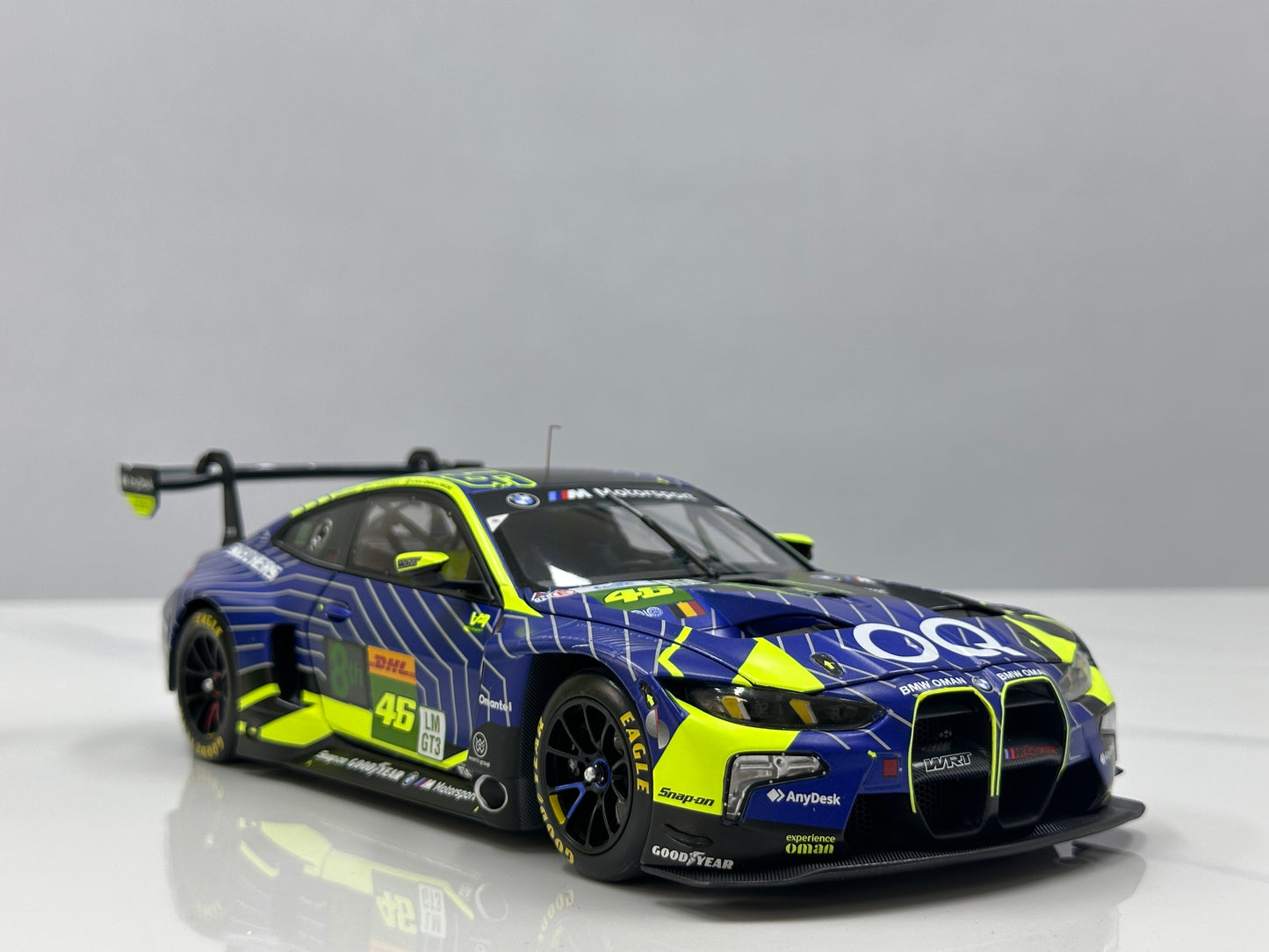 MINICHAMPS 1/18 BMW M4 GT3 EVO – TEAM WRT - 1812KM QATAR 2025 Blue Livery 110252146