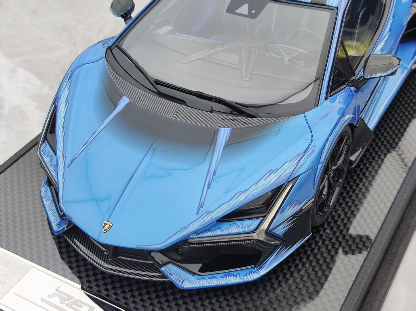 IVY 1/18 Lamborghini Revuelto Opera Unica 60th Anniversary Blue IVY233