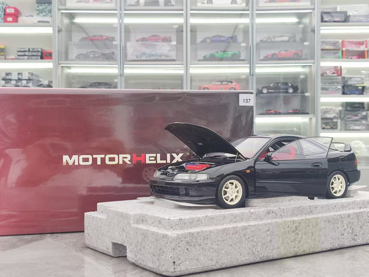 MOTORHELIX 1/18 Honda Integra Type R (DC2) Pre-Facelift Early Edition Nighthawk Black MH321