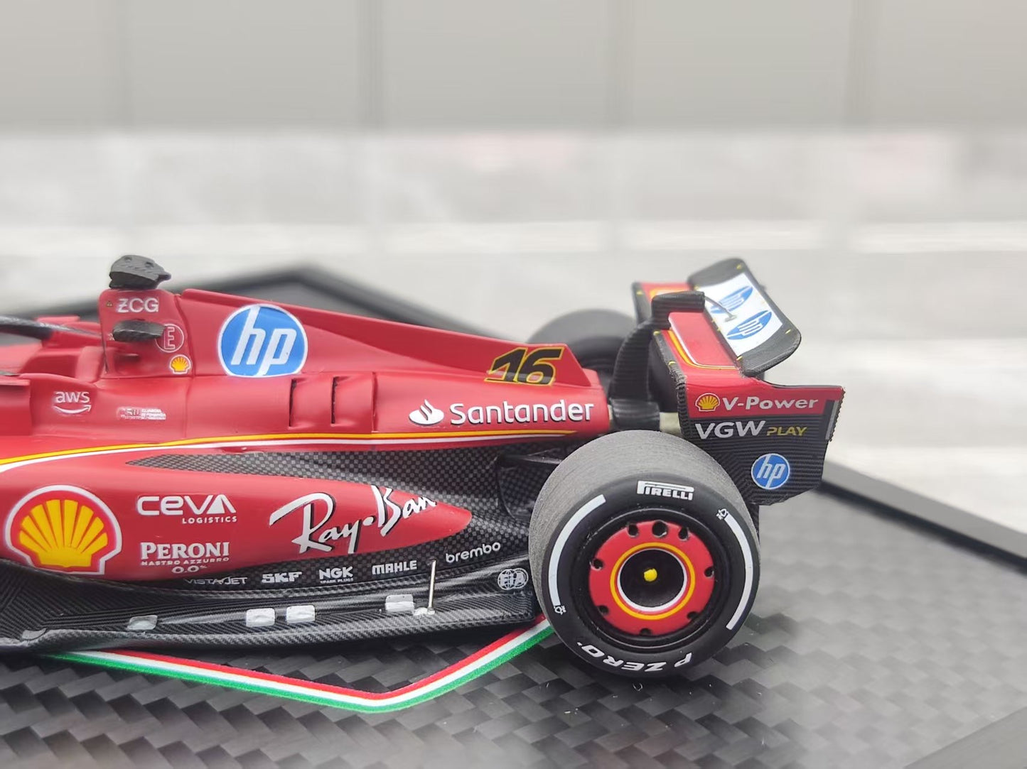 BBR 1/43 Ferrari SF24 MONZA GP 2024 LECLERC WINNER 16# Red BBRC307ACOFCH