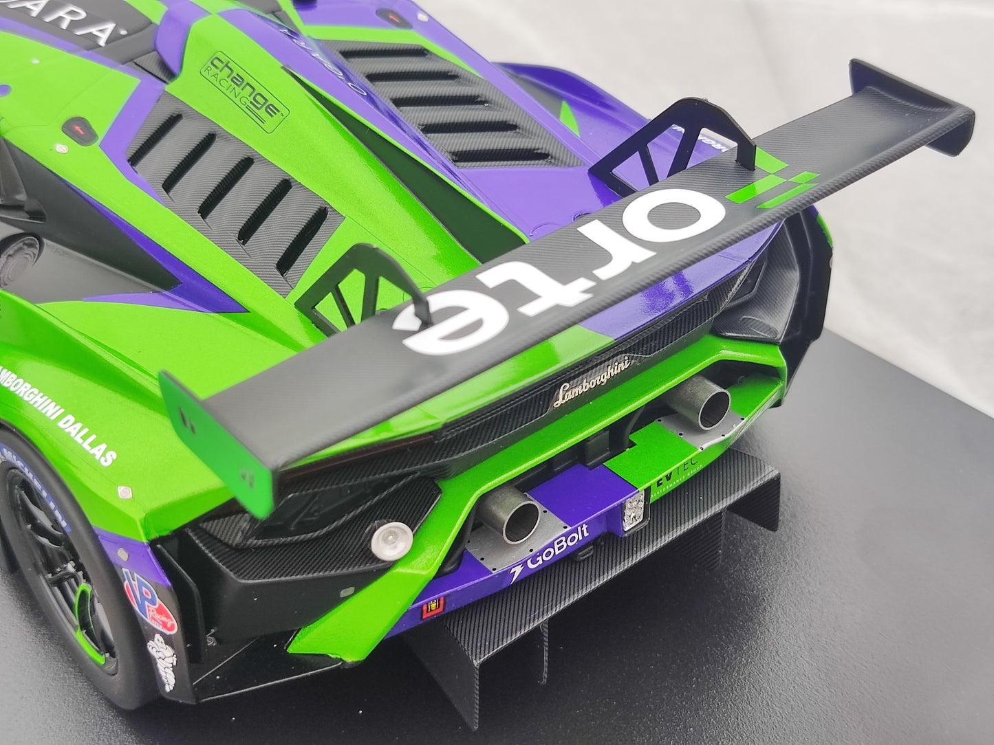 TOPSPEED 1/18 Lamborghini Huracan GT3 EVO2 #78 Forte Racing 2024 green livery simulation model car TS0578