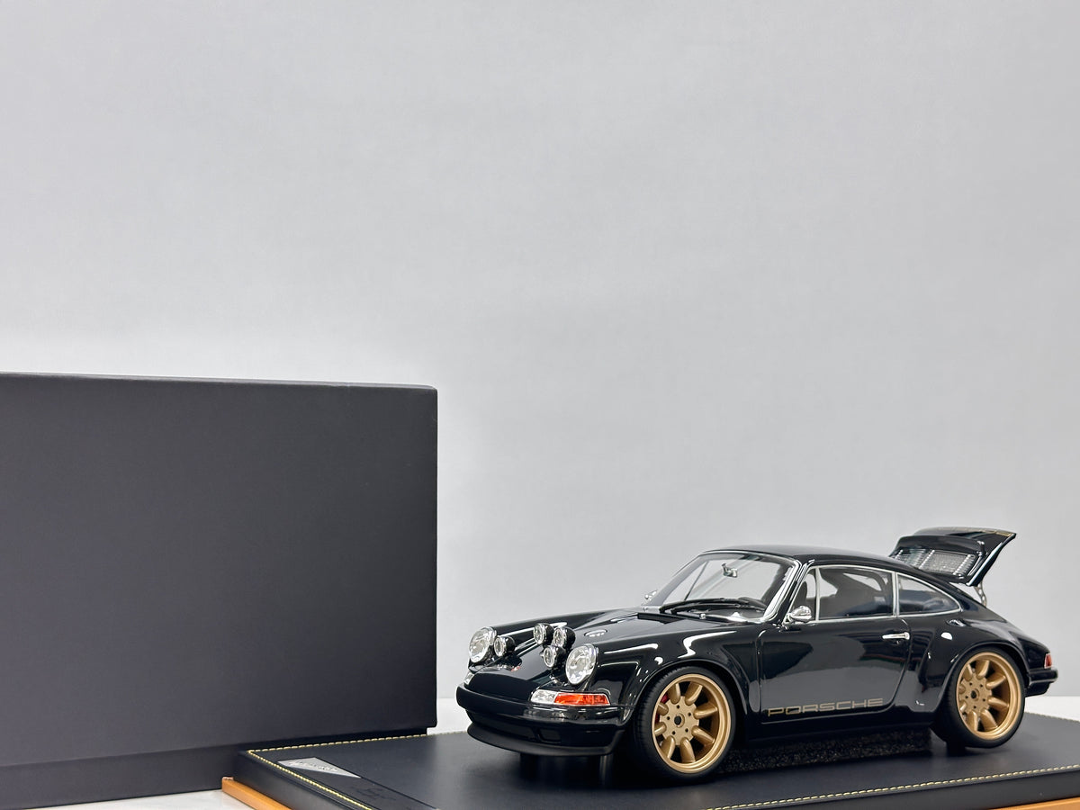 IVY 1/12 Porsche Singer Black/Gold Wheels IVY246