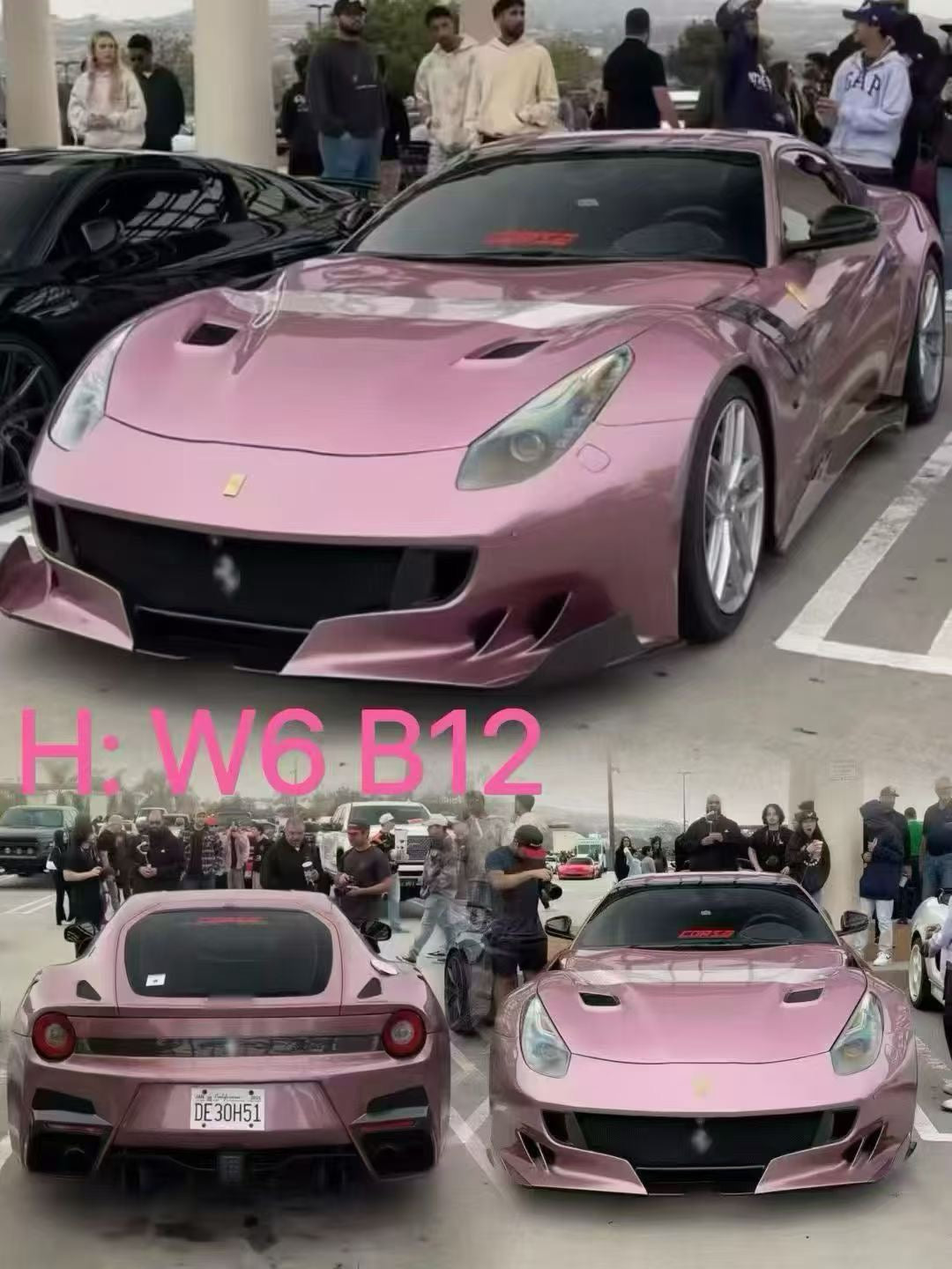 Dino Model 1/18 Ferrari F12 TDF Resin Fully Open Limited Edition Model Car