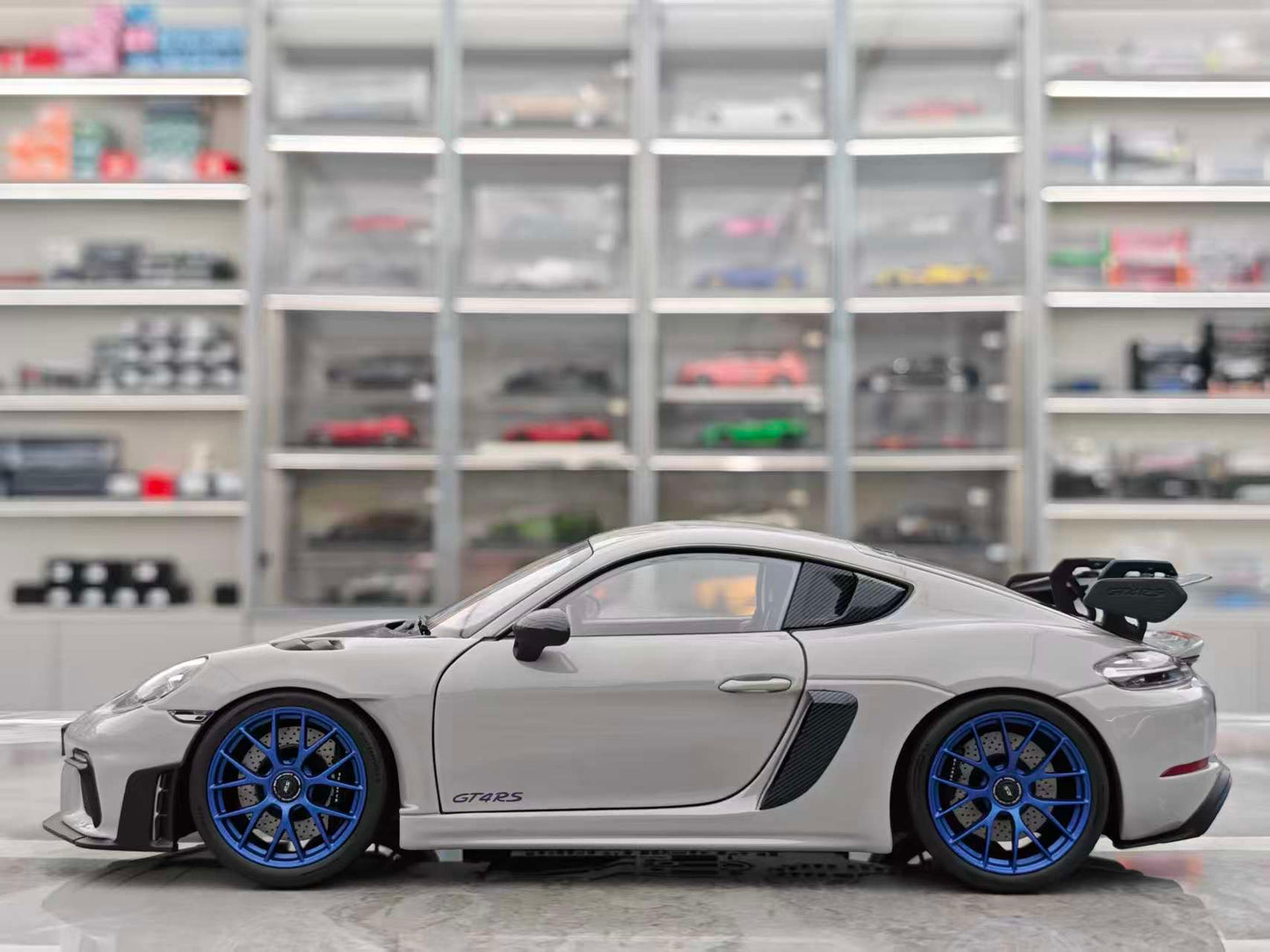 NOREV 1/18 Porsche Cayman GT4 RS Grey（18753）
