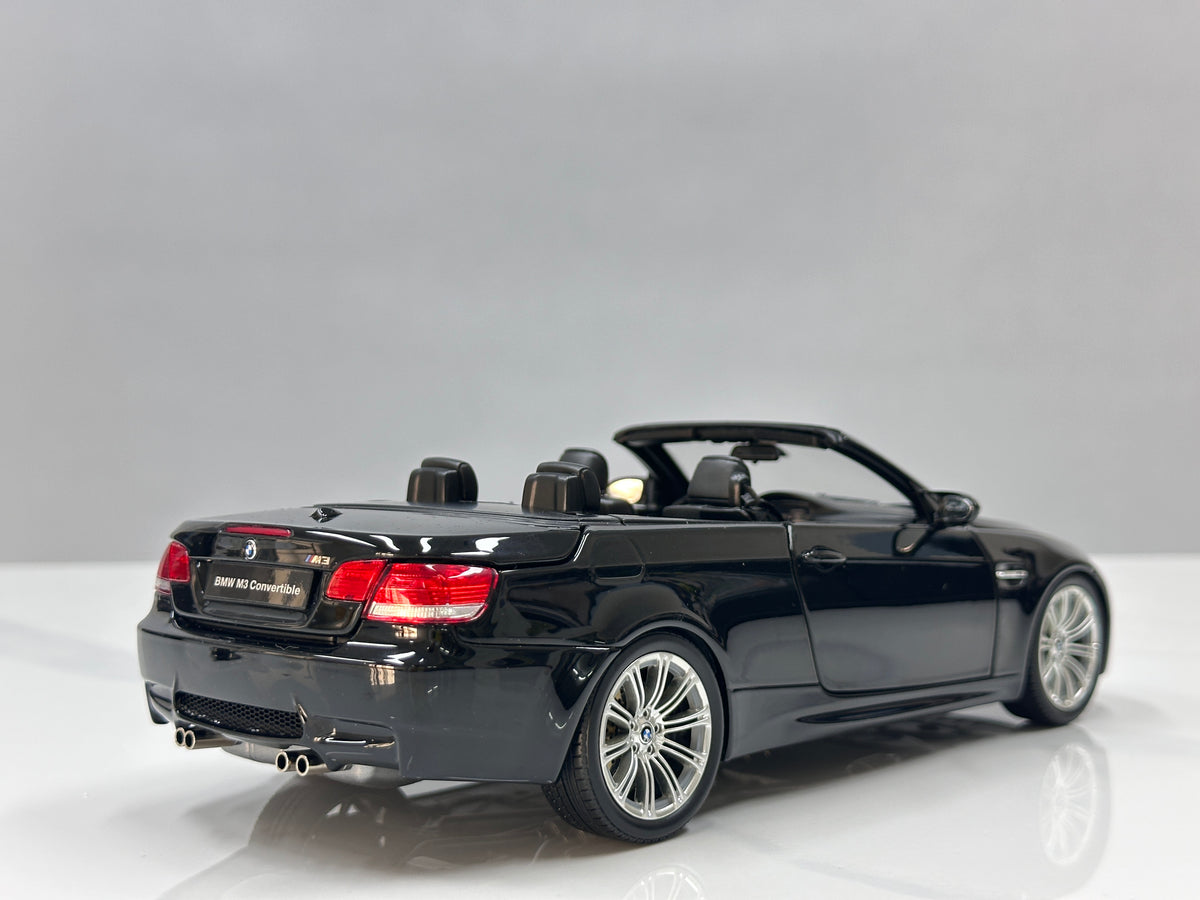KYOSHO 1/18 BMW M3 Convertible (E93M) Black 08738BK