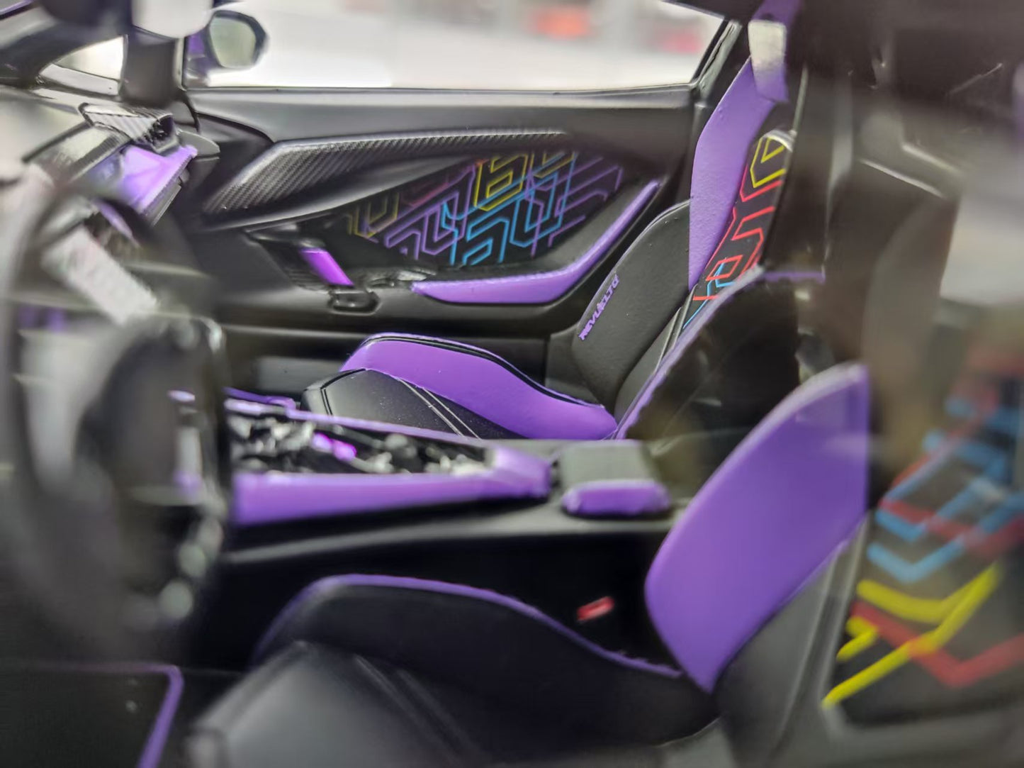 IVY 1/18 Lamborghini Revuelto Opera Unica 60th Anniversary Purple IVY232