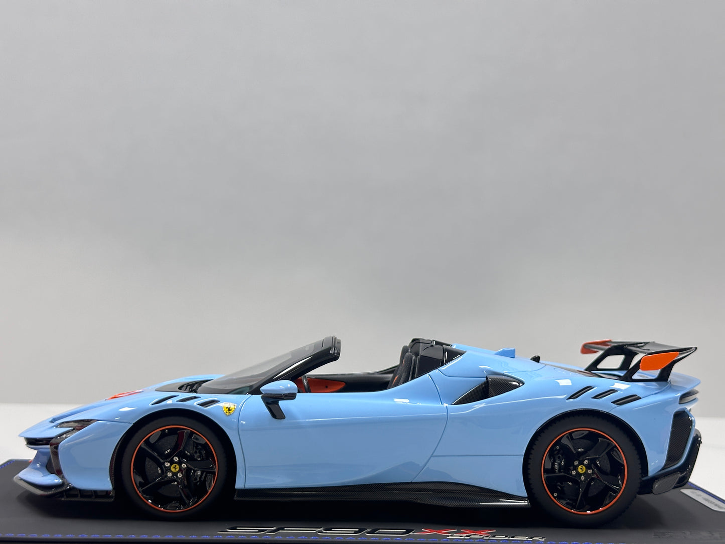 BBR 1/18 Ferrari SF90 XX Spider Plata Blue P18238N