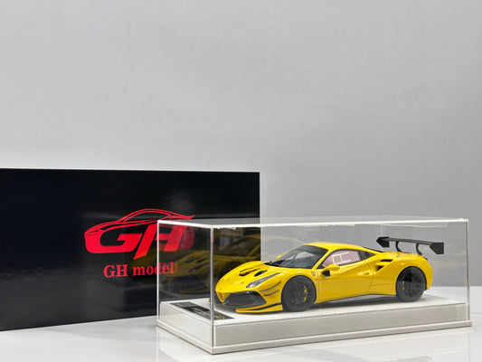 GH MODEL 1/18 Ferrari 488 Challenge Evo Standard Yellow GH020