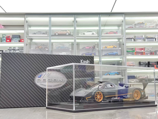 KASH MODEL 1/18 Pagani ZONDA R Matte Carbon Black KPZR001