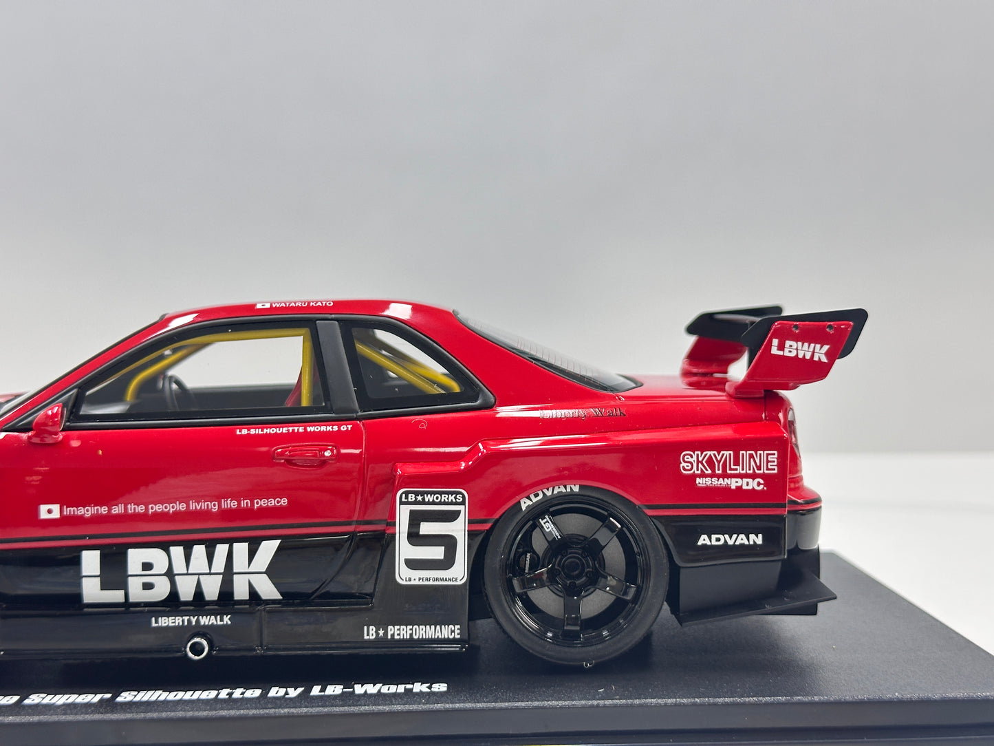 GT Spirit 1/18 Nissan Skyline R34 GT-R LB Super Silhouette Red GT570