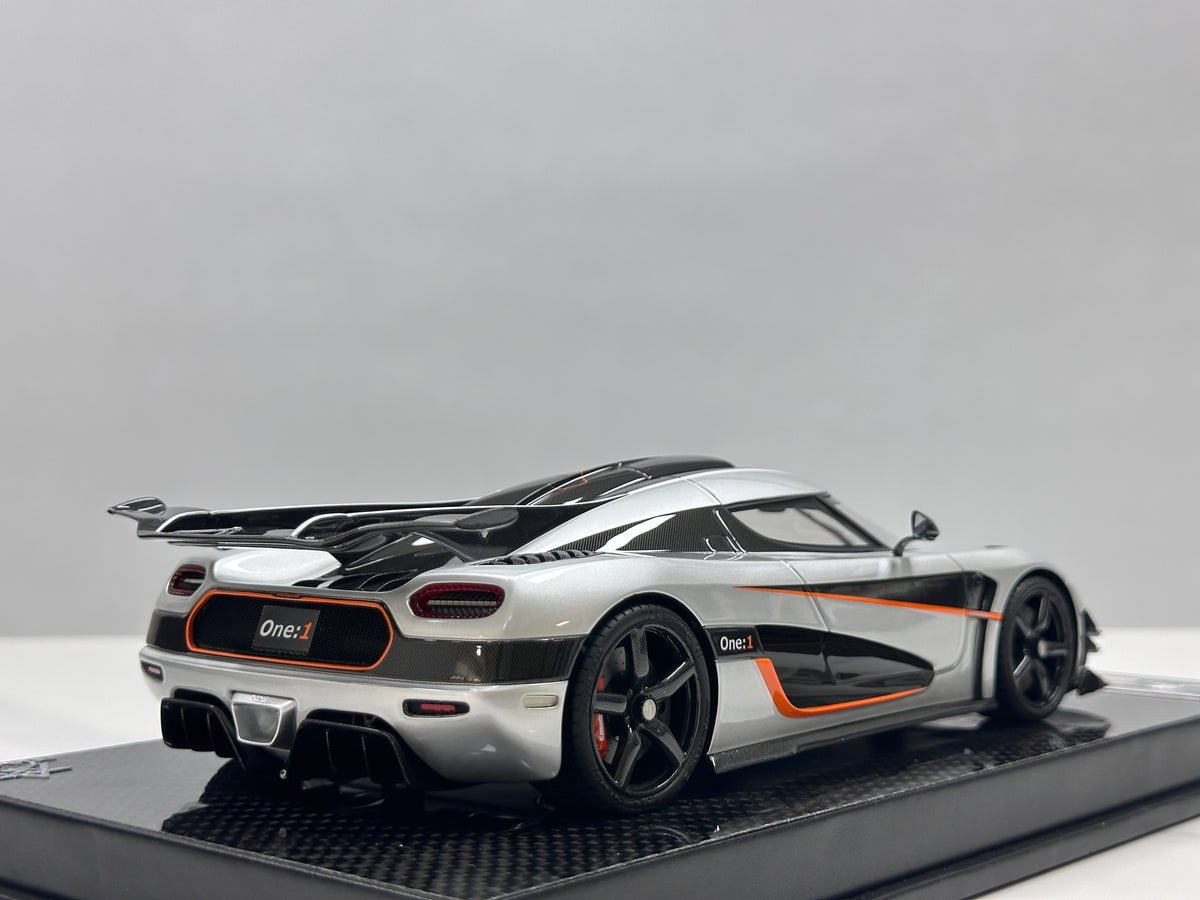 BBA Model 1/18 Koenigsegg One:1 Silver BBA098